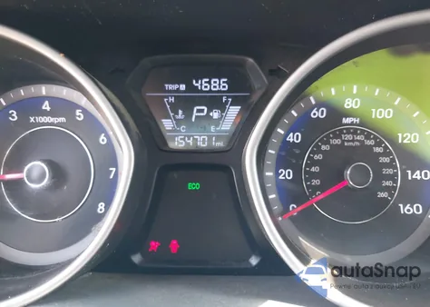 2012 Hyundai Elantra Gls из США, поврежденный, VIN 5NPDH4AE9CH061768